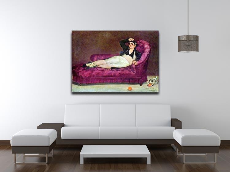 Young woman in Spanish dress by Manet Canvas Print or Poster - Canvas Art Rocks - 4