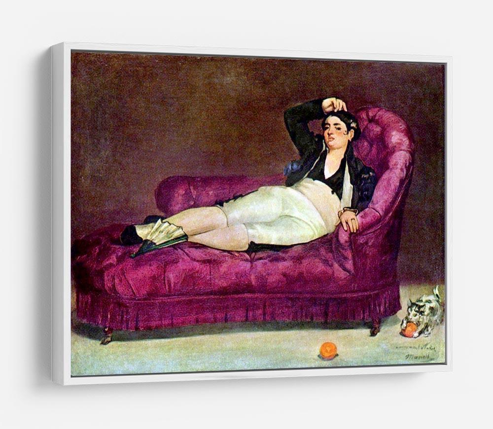 Young woman in Spanish dress by Manet HD Metal Print