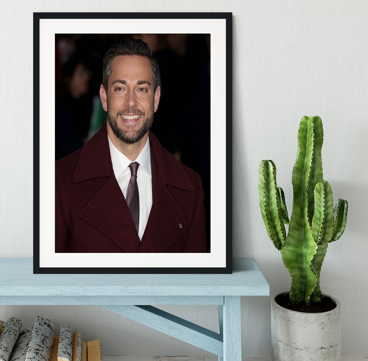 Zachary Levi Framed Print - Canvas Art Rocks - 1