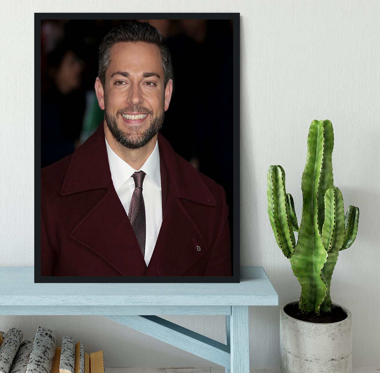 Zachary Levi Framed Print - Canvas Art Rocks - 2