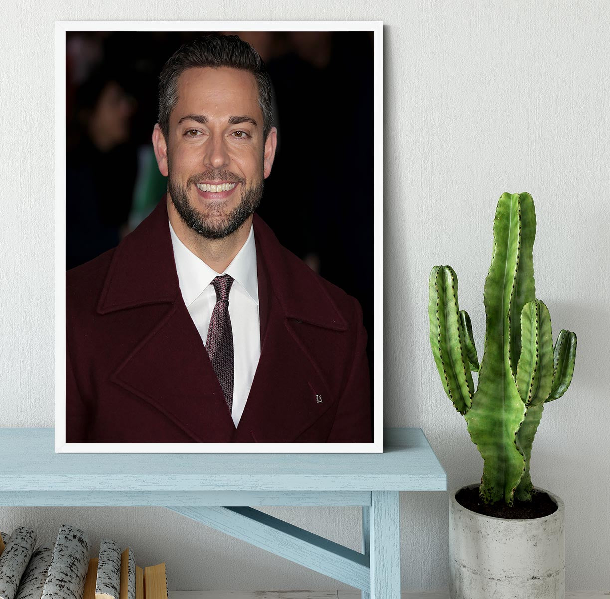 Zachary Levi Framed Print - Canvas Art Rocks -6