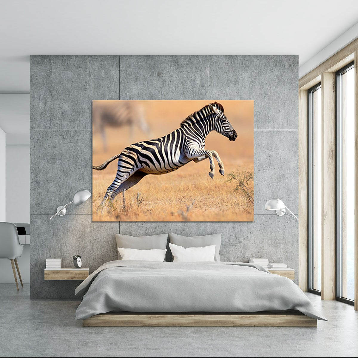 Zebra Canvas Print or Poster