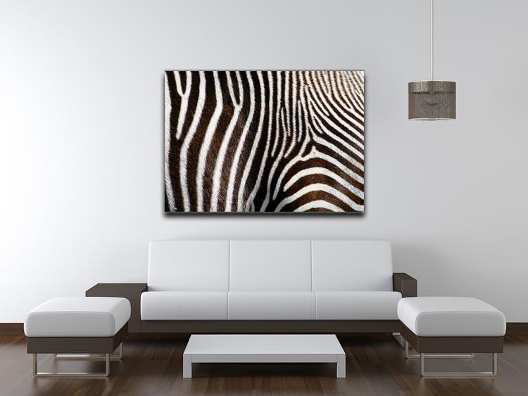 Zebra Fur Canvas Print or Poster - Canvas Art Rocks - 4