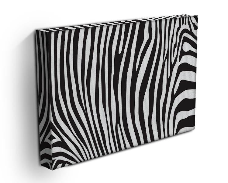Zebra stripes pattern Canvas Print or Poster - Canvas Art Rocks - 3