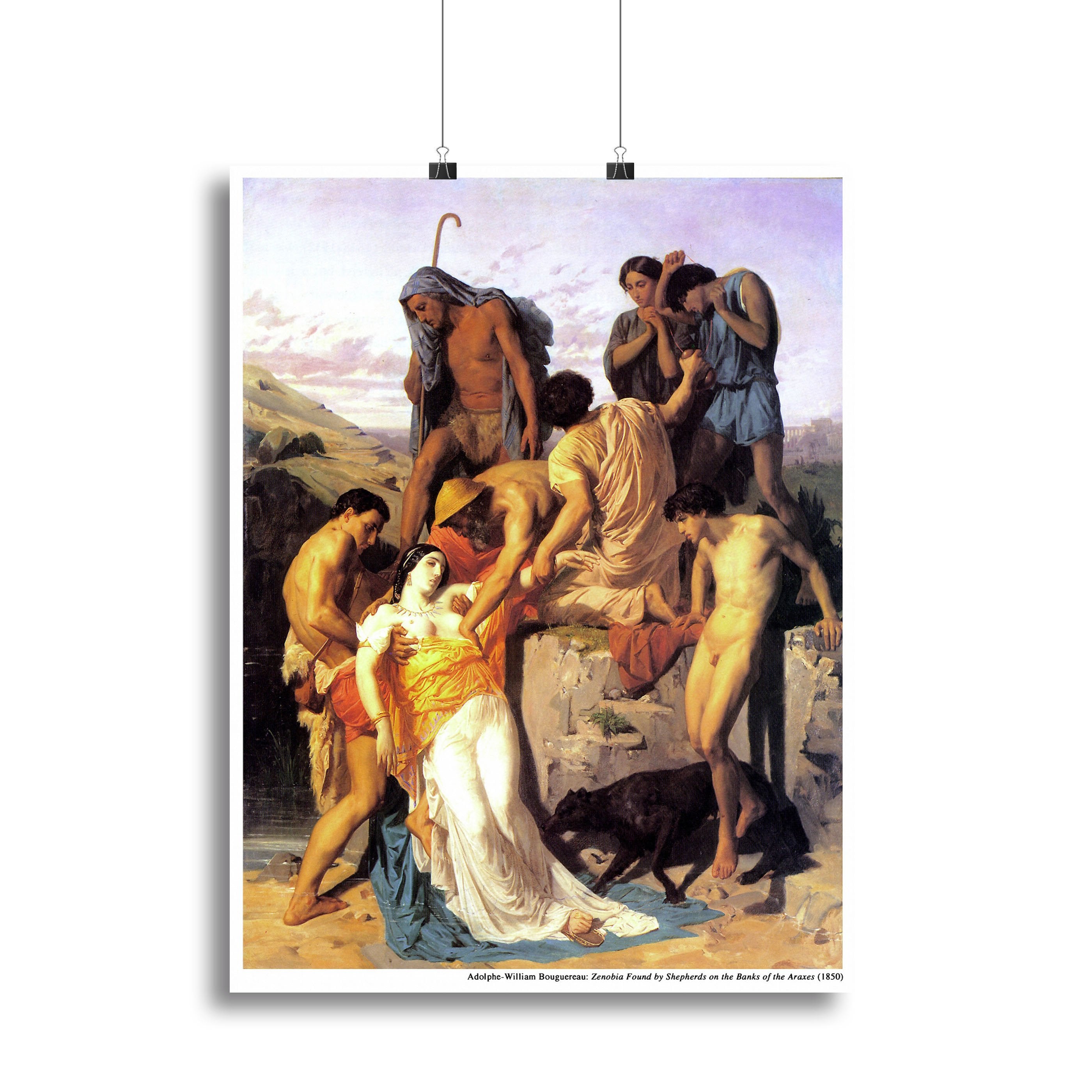 Zenobia 1850 By Bouguereau Canvas Print or Poster