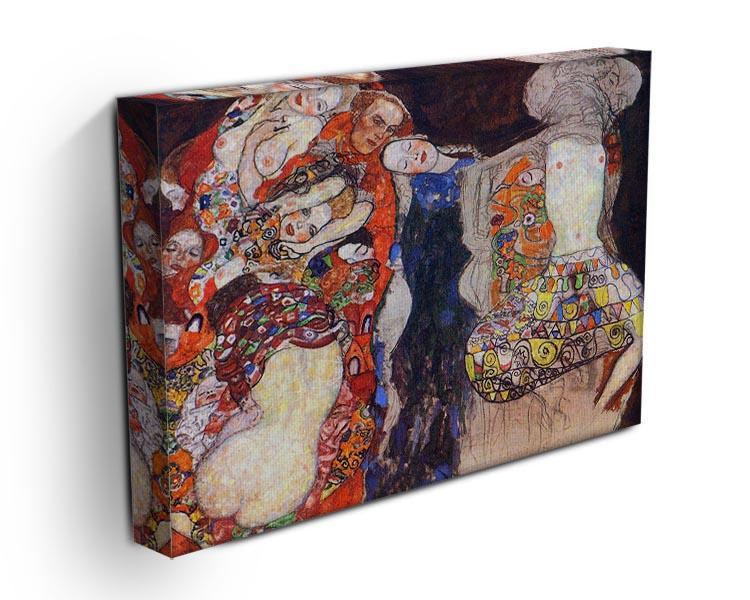 adorn the bride with veil and wreath by Klimt Canvas Print or Poster - Canvas Art Rocks - 3