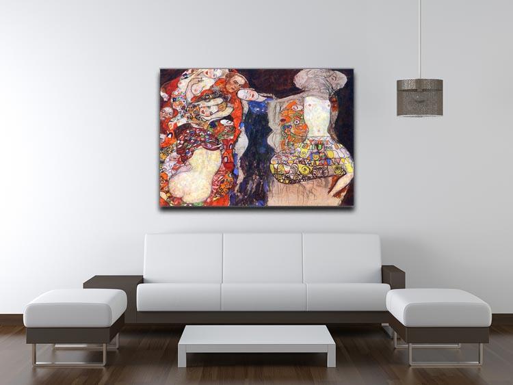 adorn the bride with veil and wreath by Klimt Canvas Print or Poster - Canvas Art Rocks - 4