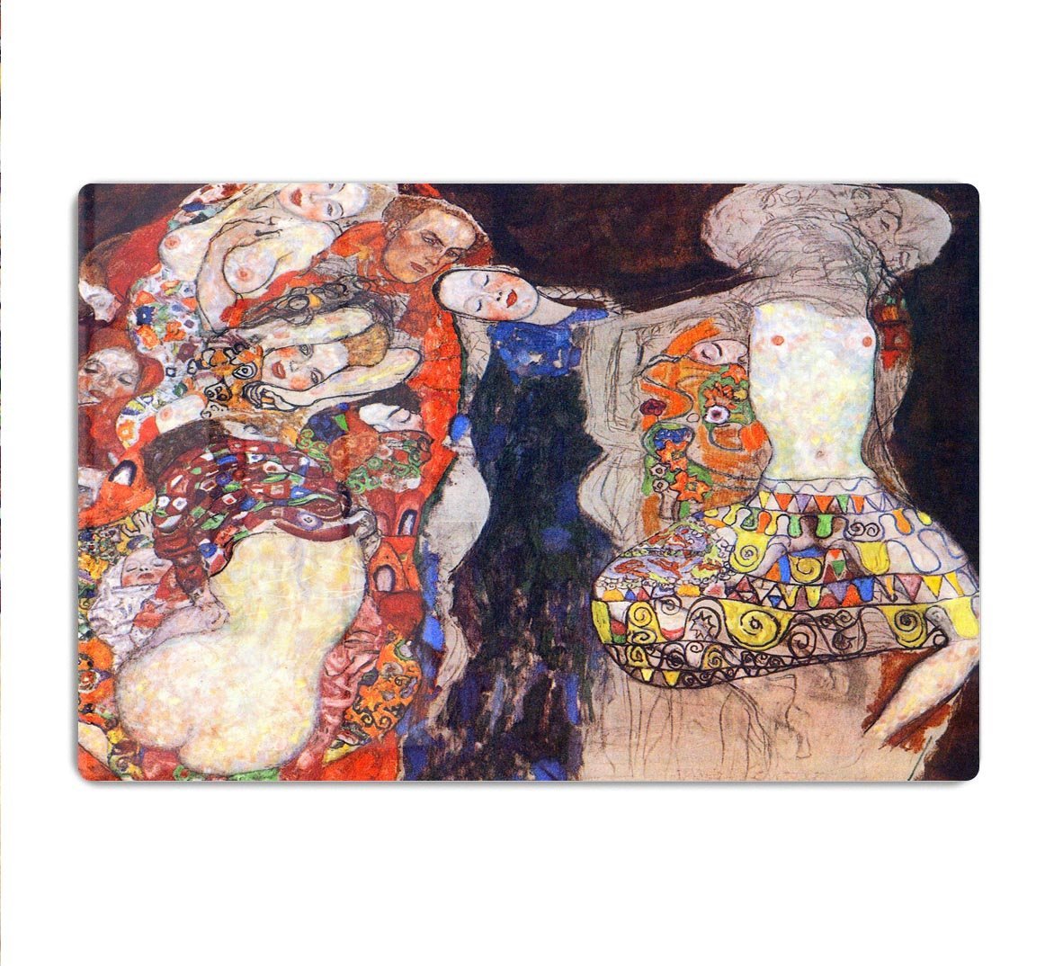 adorn the bride with veil and wreath by Klimt HD Metal Print