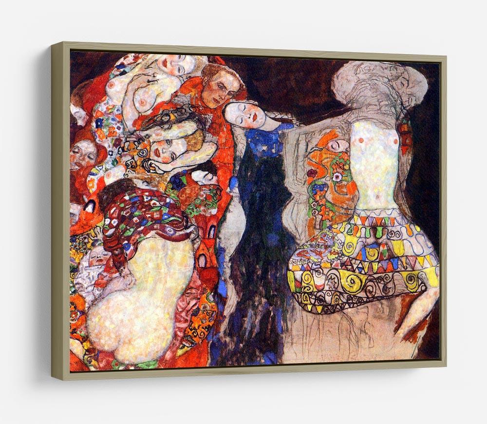 adorn the bride with veil and wreath by Klimt HD Metal Print