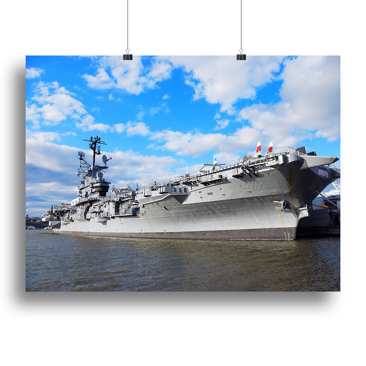 aircraft carriers built during World War II Canvas Print or Poster