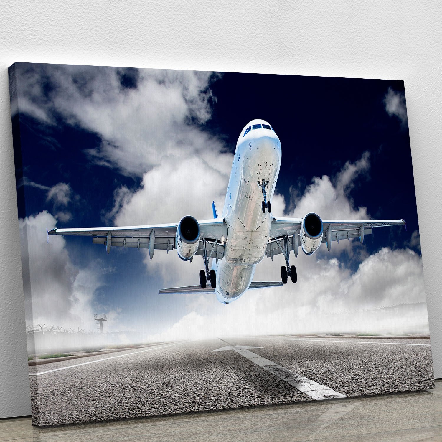 airplane take-off Canvas Print or Poster
