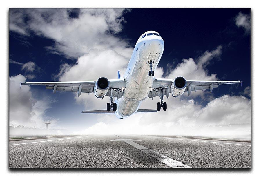 airplane take-off Canvas Print or Poster  - Canvas Art Rocks - 1