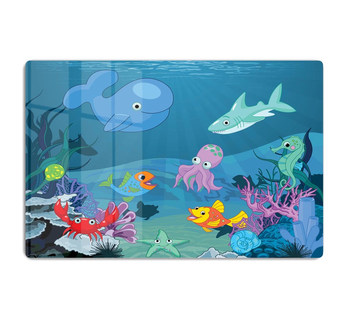 background of an underwater life HD Metal Print - Canvas Art Rocks - 1