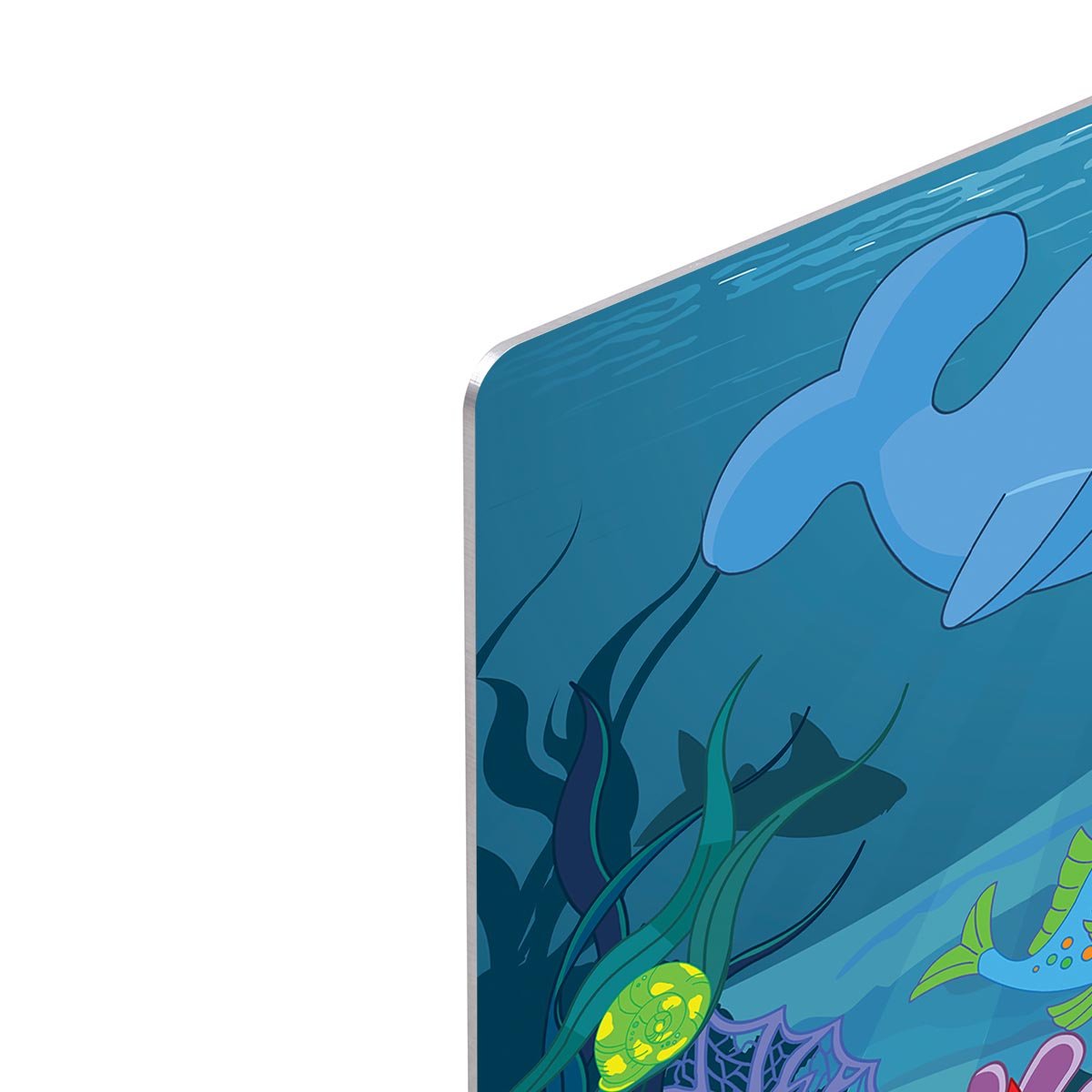 background of an underwater life HD Metal Print - Canvas Art Rocks - 4