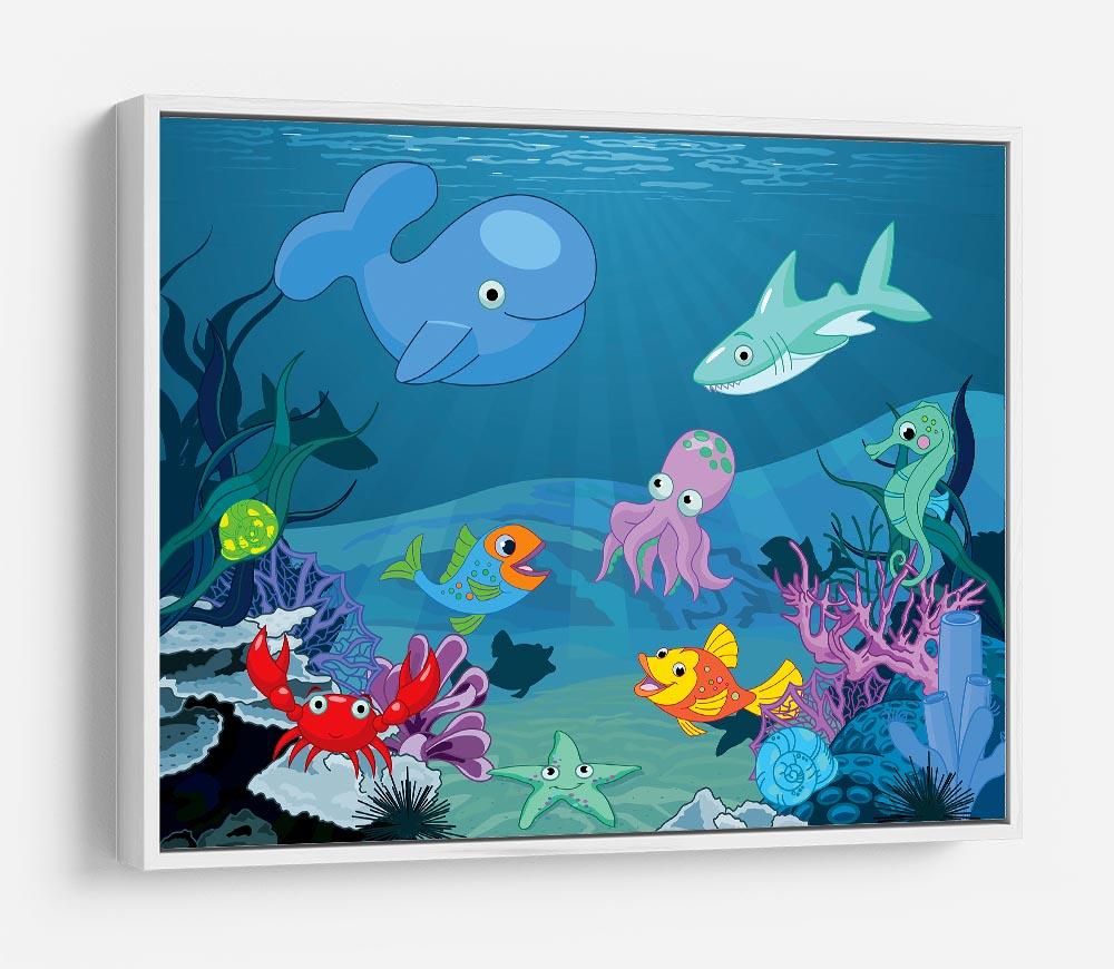 background of an underwater life HD Metal Print - Canvas Art Rocks - 7