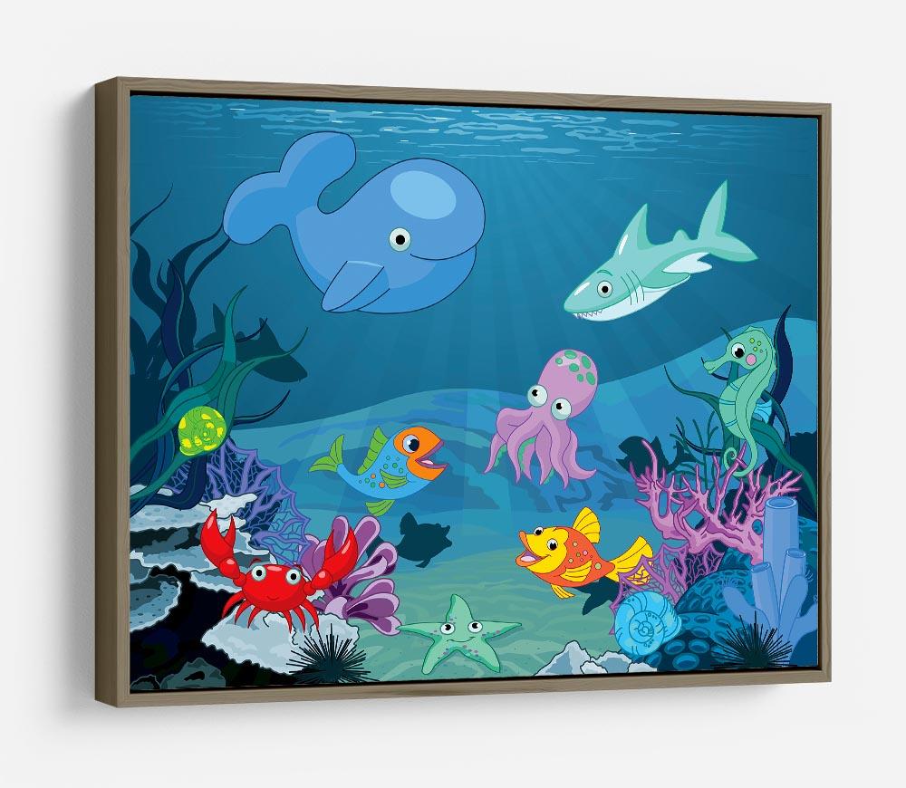 background of an underwater life HD Metal Print - Canvas Art Rocks - 10
