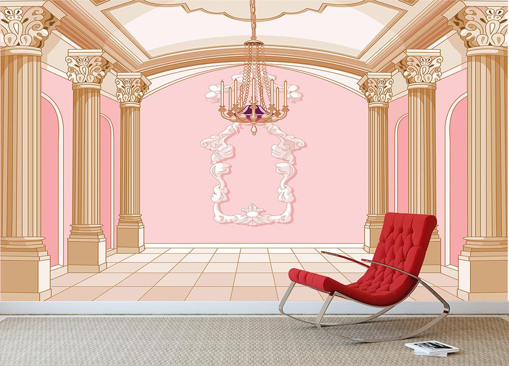 ballroom of magic castle Wall Mural Wallpaper - Canvas Art Rocks - 3