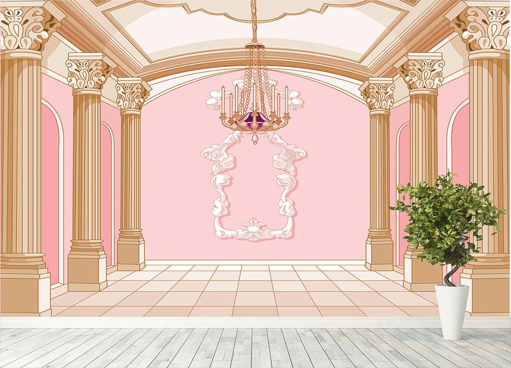 ballroom of magic castle Wall Mural Wallpaper - Canvas Art Rocks - 4