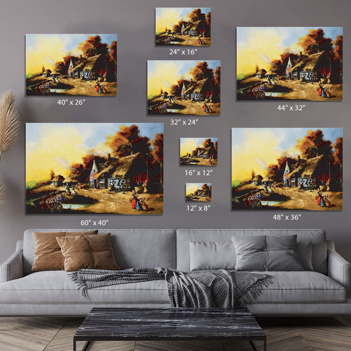 banksy Countryside Graffiti Canvas Print or Poster - Canvas Art Rocks - 7