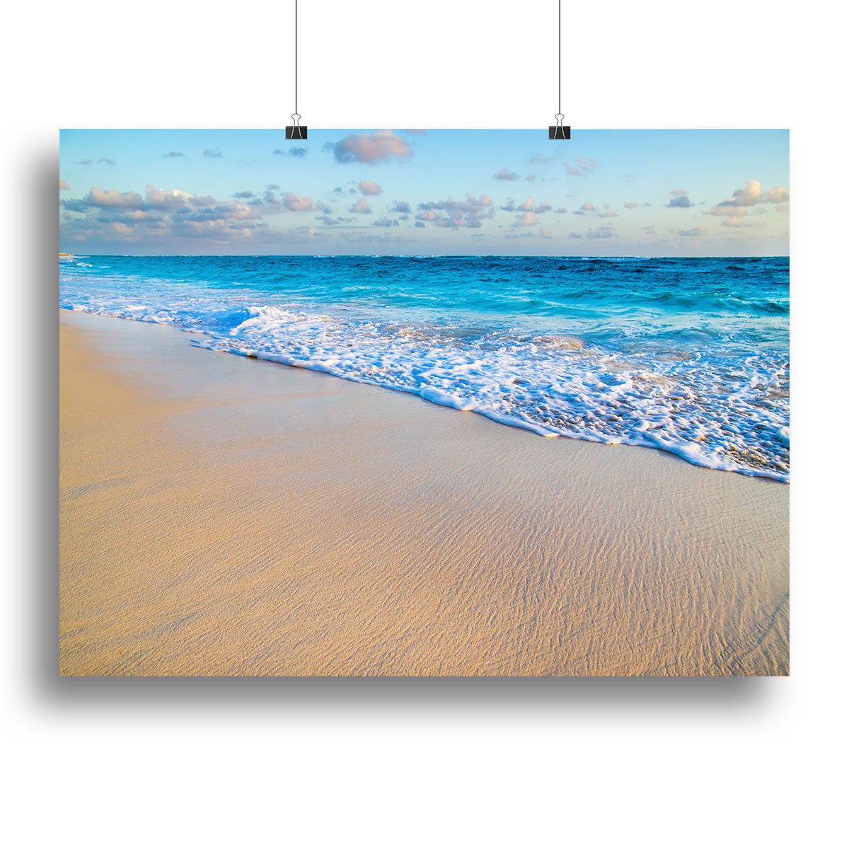 beach and beautiful tropical sea Canvas Print or Poster