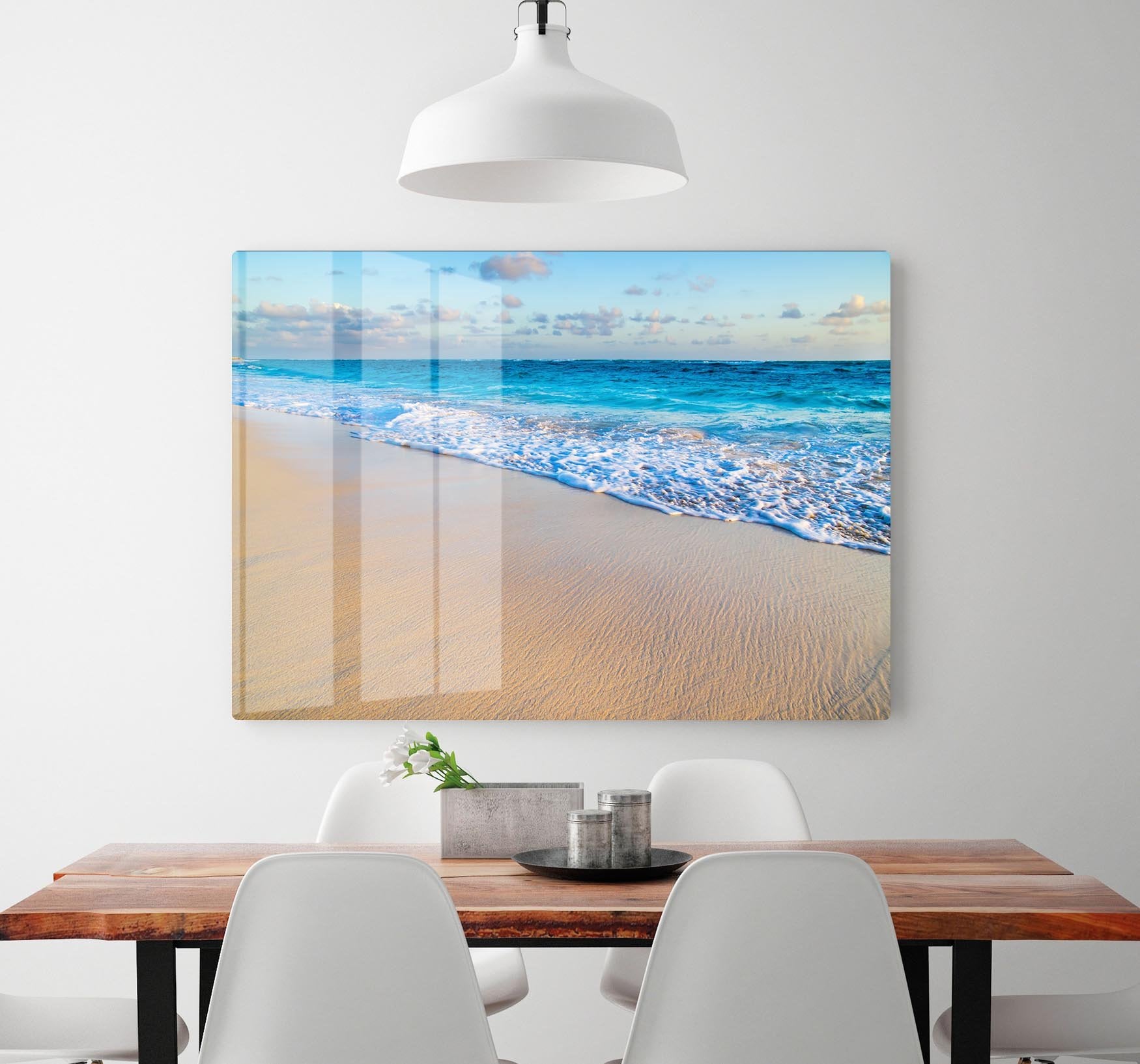 beach and beautiful tropical sea HD Metal Print - Canvas Art Rocks - 2