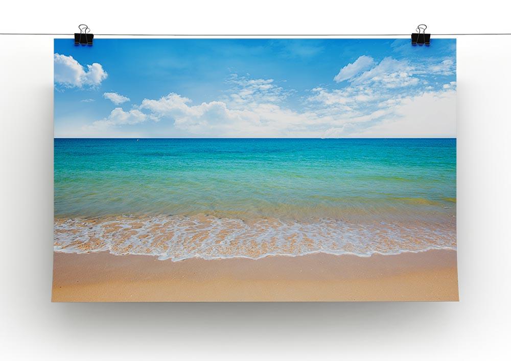 beach and tropical sea Canvas Print or Poster - Canvas Art Rocks - 2