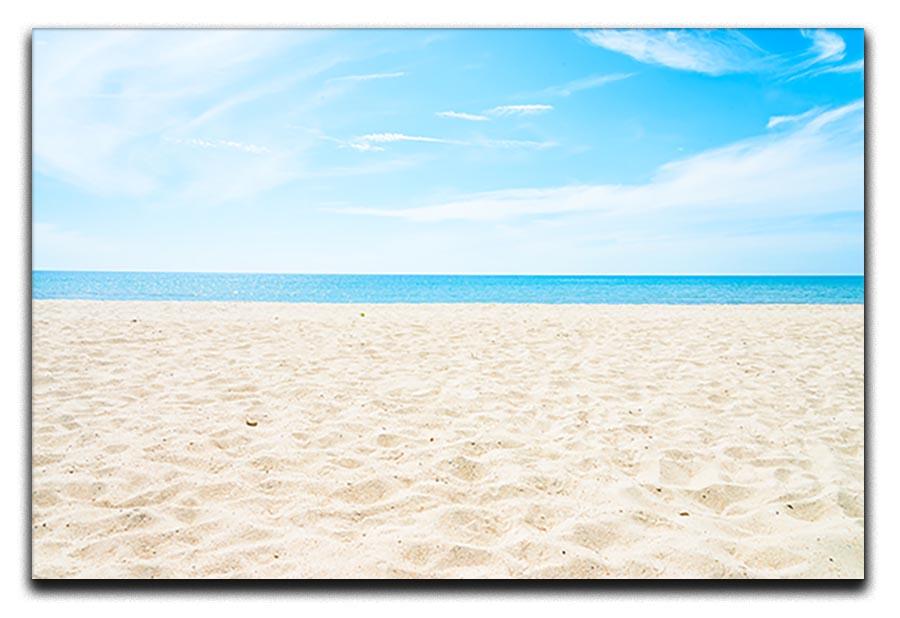 beach background with copy space Canvas Print or Poster - Canvas Art Rocks - 1