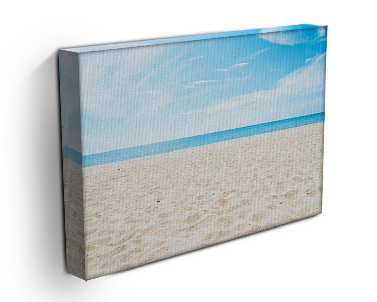 beach background with copy space Canvas Print or Poster - Canvas Art Rocks - 3