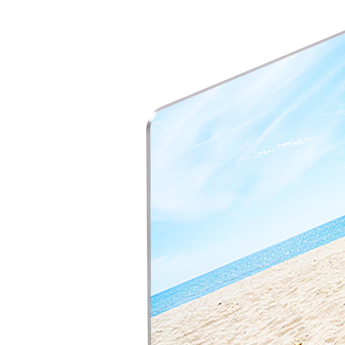 beach background with copy space HD Metal Print - Canvas Art Rocks - 4