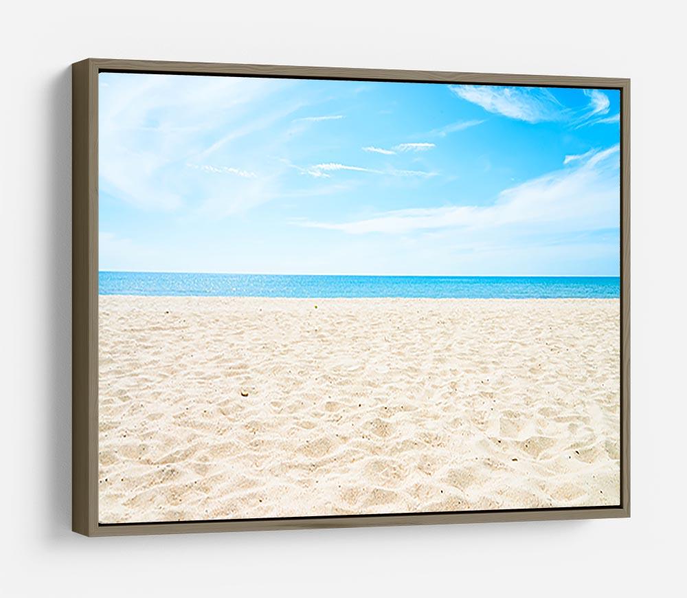 beach background with copy space HD Metal Print - Canvas Art Rocks - 10
