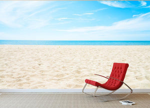 beach background with copy space Wall Mural Wallpaper - Canvas Art Rocks - 2