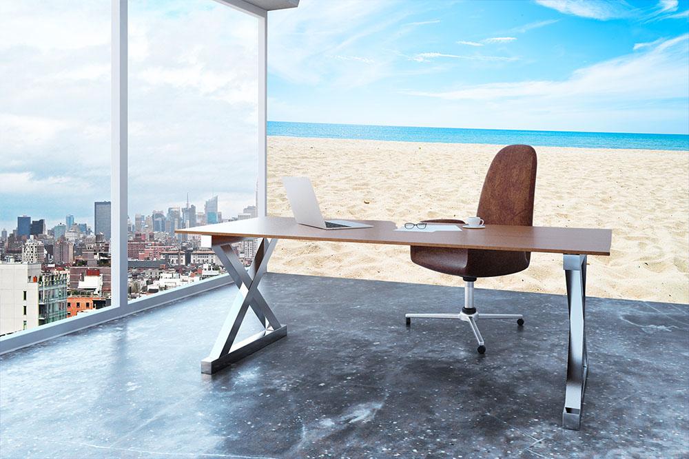 beach background with copy space Wall Mural Wallpaper - Canvas Art Rocks - 3