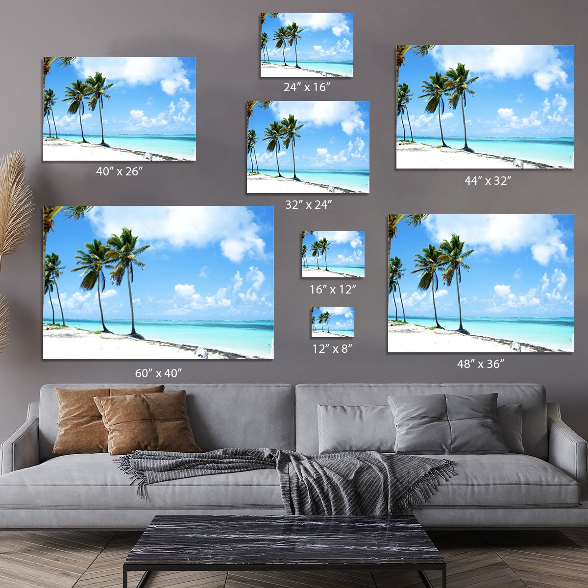 beaches Canvas Print or Poster