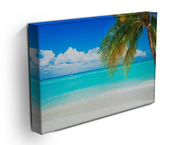 clear blue sea Beach Canvas Print or Poster - Canvas Art Rocks - 3