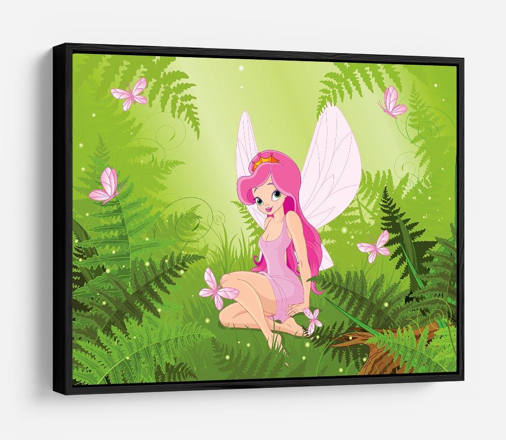 cute fairy into magic forest HD Metal Print