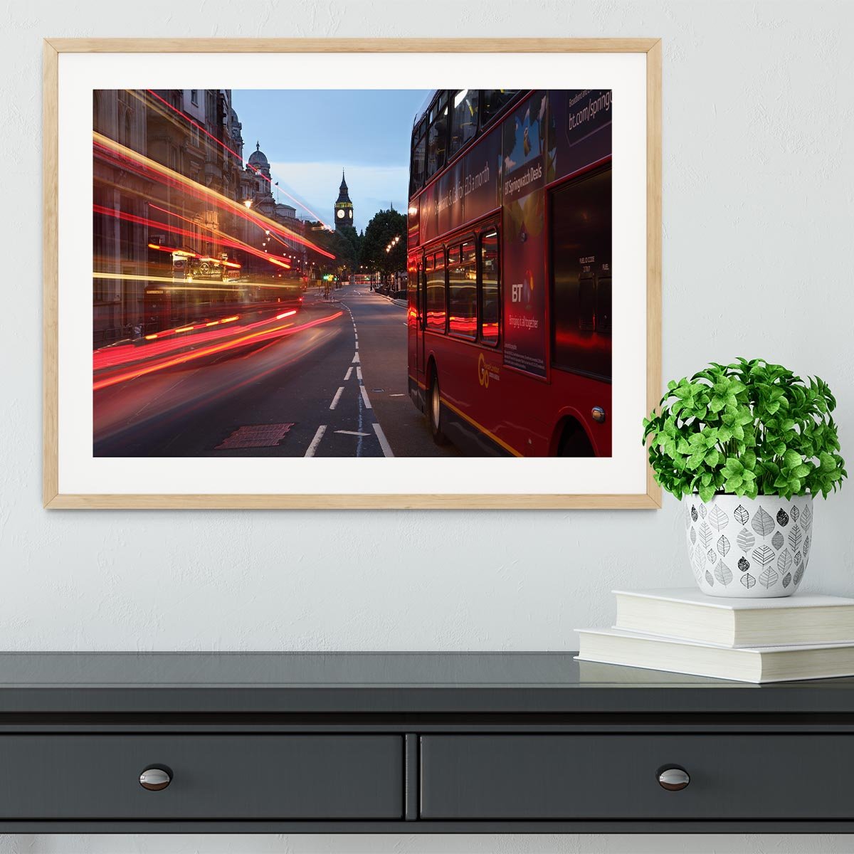 dawn breaking over the city of westminster Framed Print - Canvas Art Rocks - 3