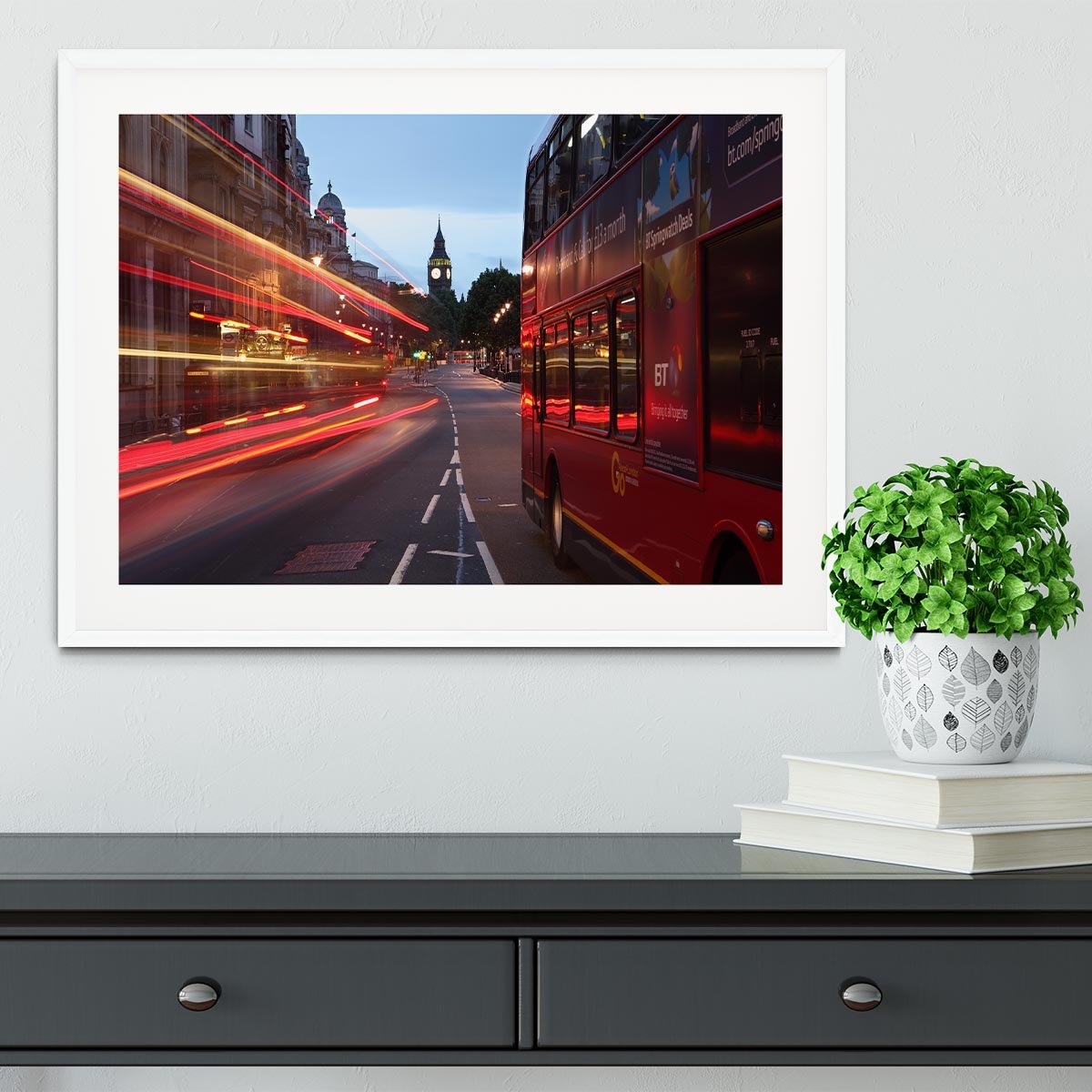 dawn breaking over the city of westminster Framed Print - Canvas Art Rocks - 5