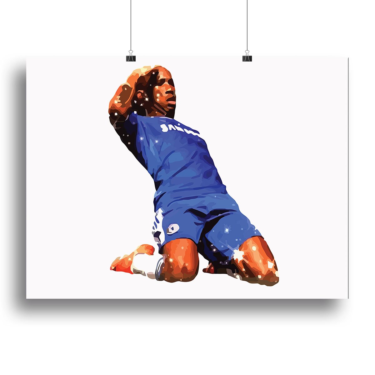 Didier Drogba Goalscorer Canvas Print or Poster