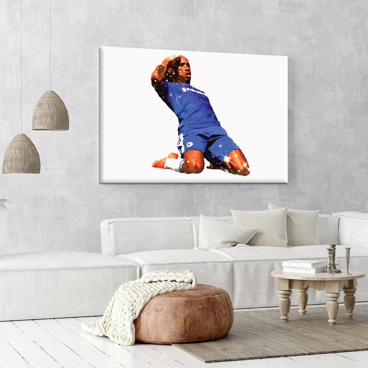 Didier Drogba Goalscorer Canvas Print or Poster