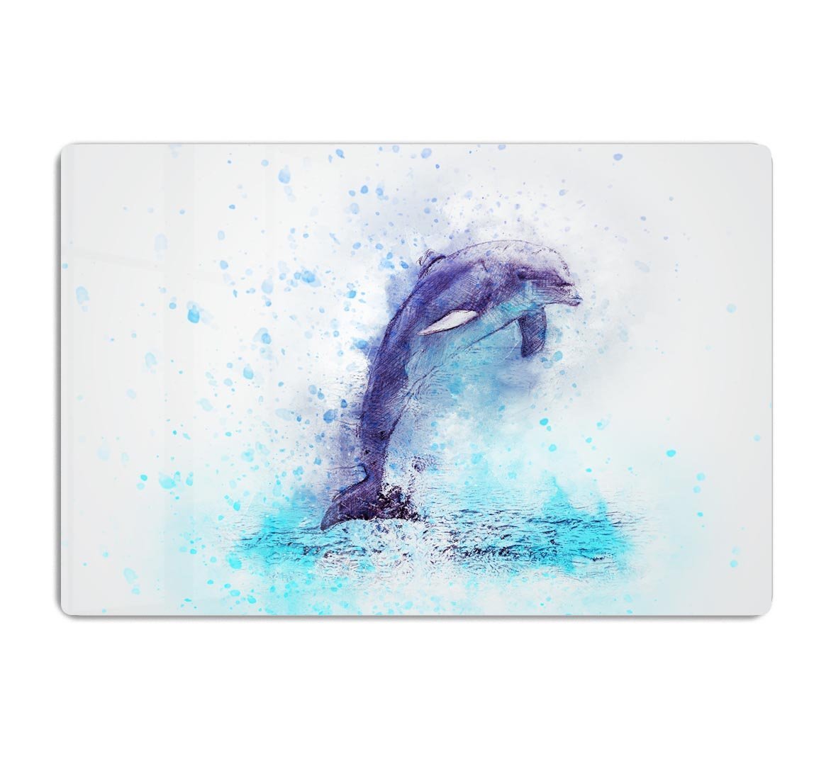 dolphin Painting HD Metal Print