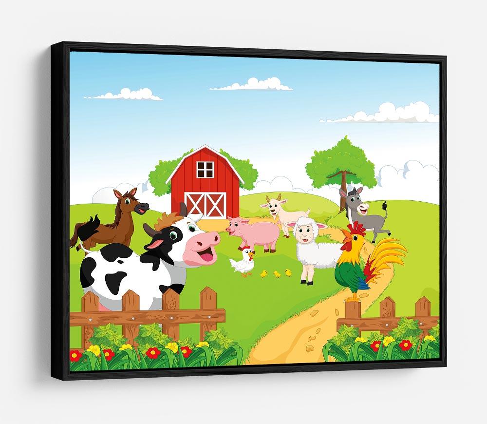 farm animals with background HD Metal Print - Canvas Art Rocks - 6