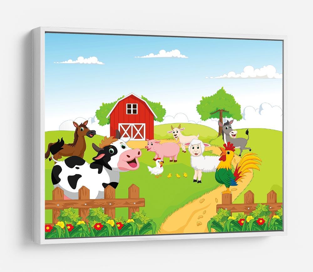farm animals with background HD Metal Print - Canvas Art Rocks - 7