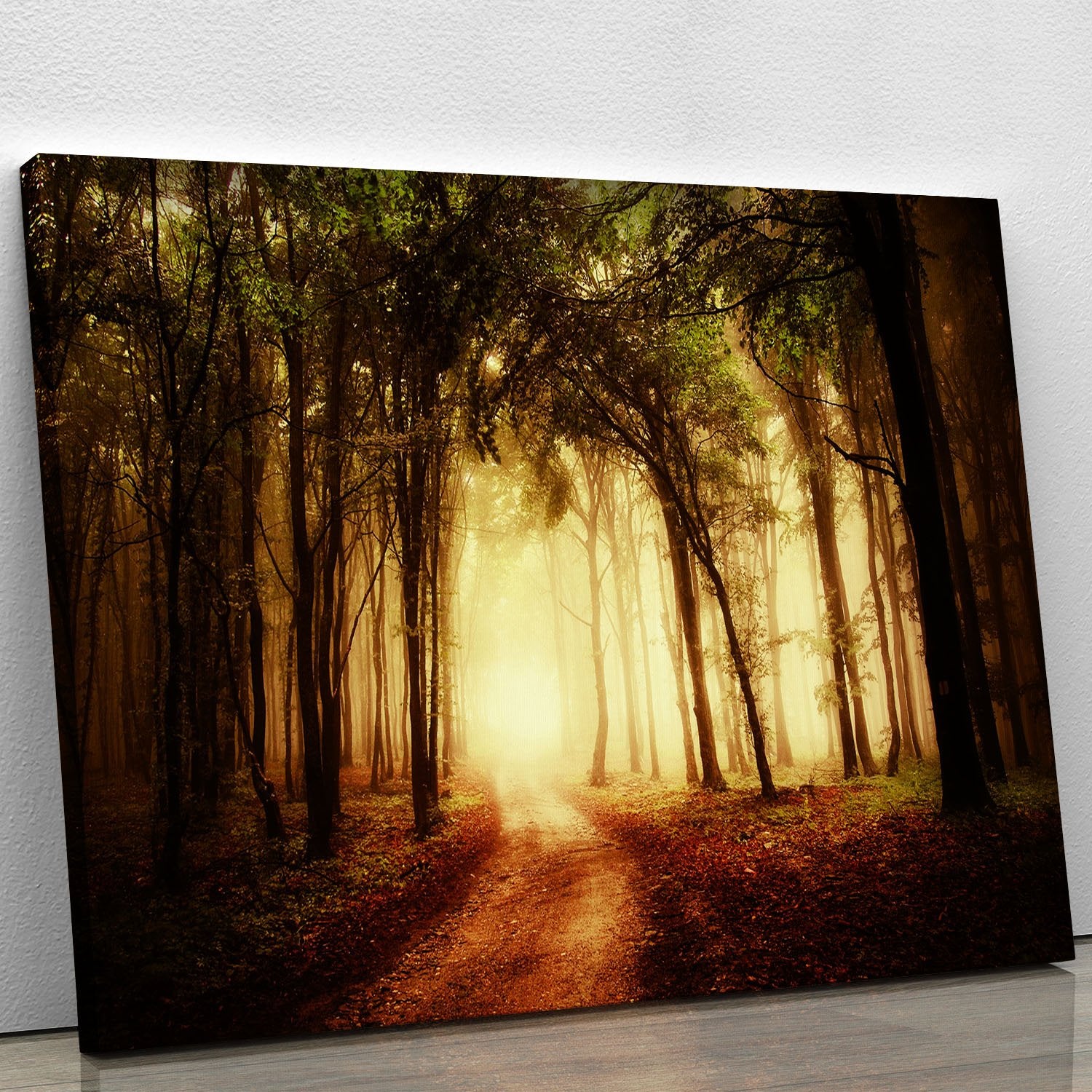 golden forest at autumn Canvas Print or Poster