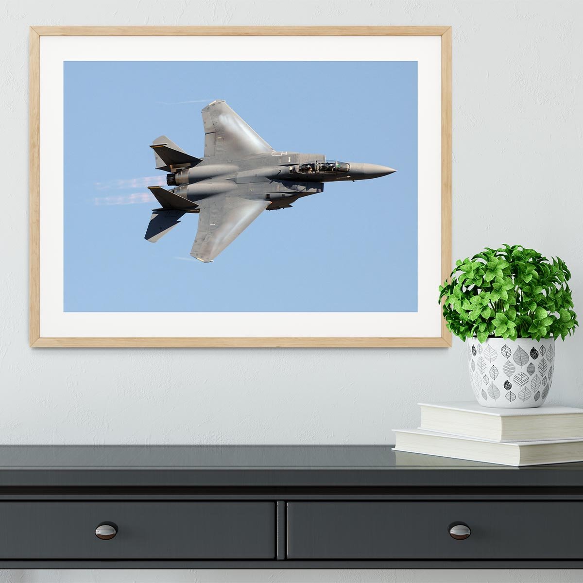 jet at high speed Framed Print - Canvas Art Rocks - 3