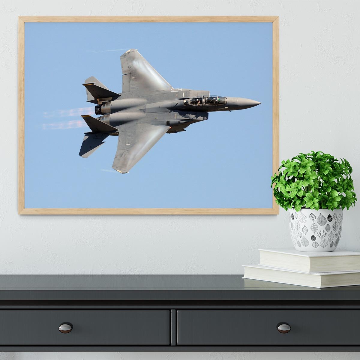jet at high speed Framed Print - Canvas Art Rocks - 4