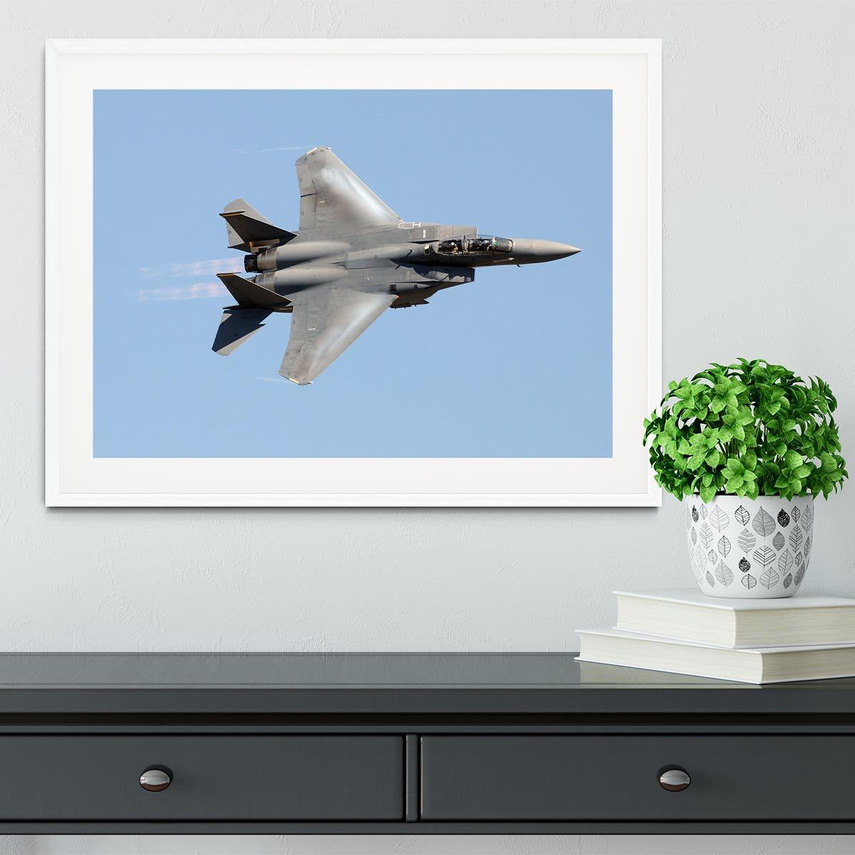 jet at high speed Framed Print - Canvas Art Rocks - 5