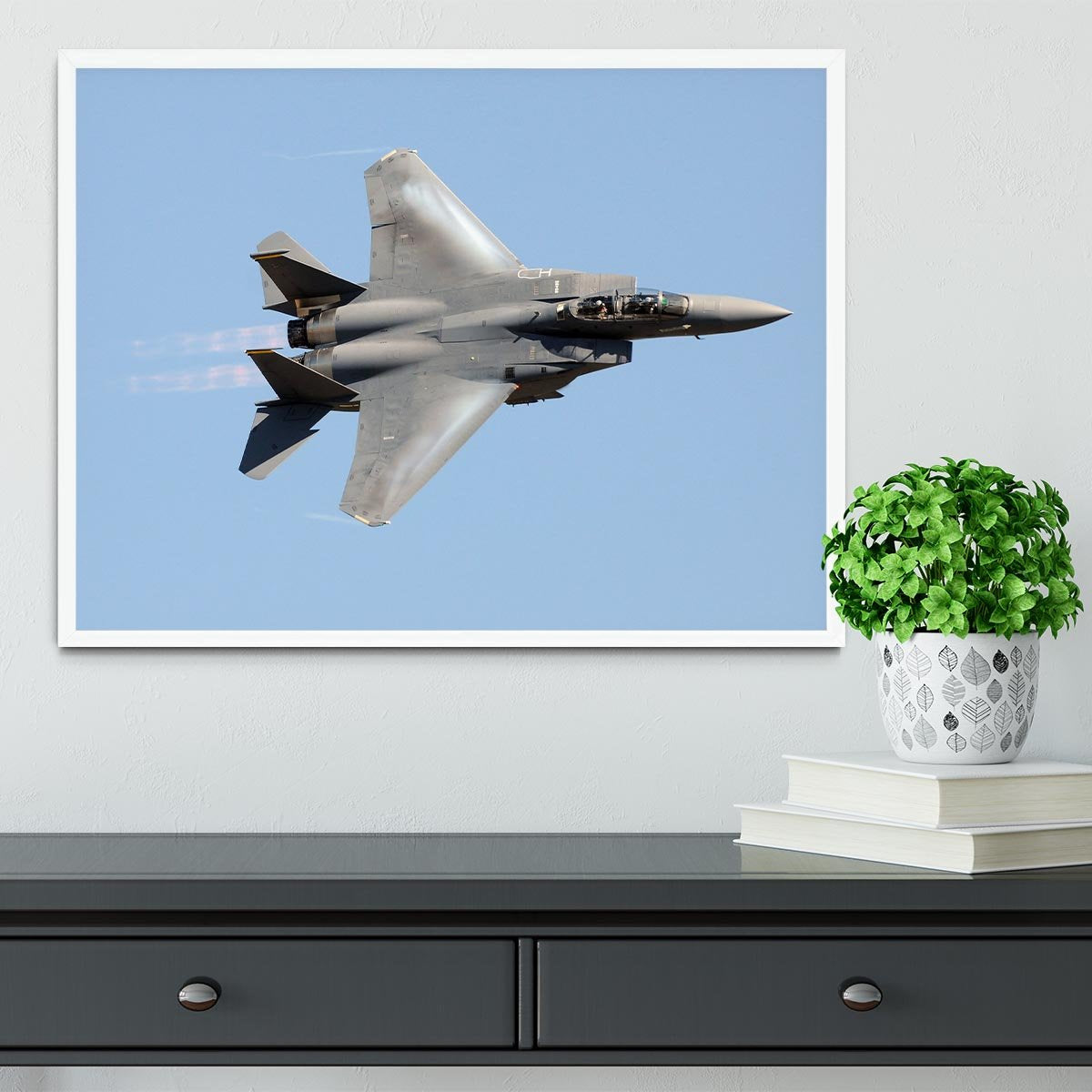 jet at high speed Framed Print - Canvas Art Rocks -6