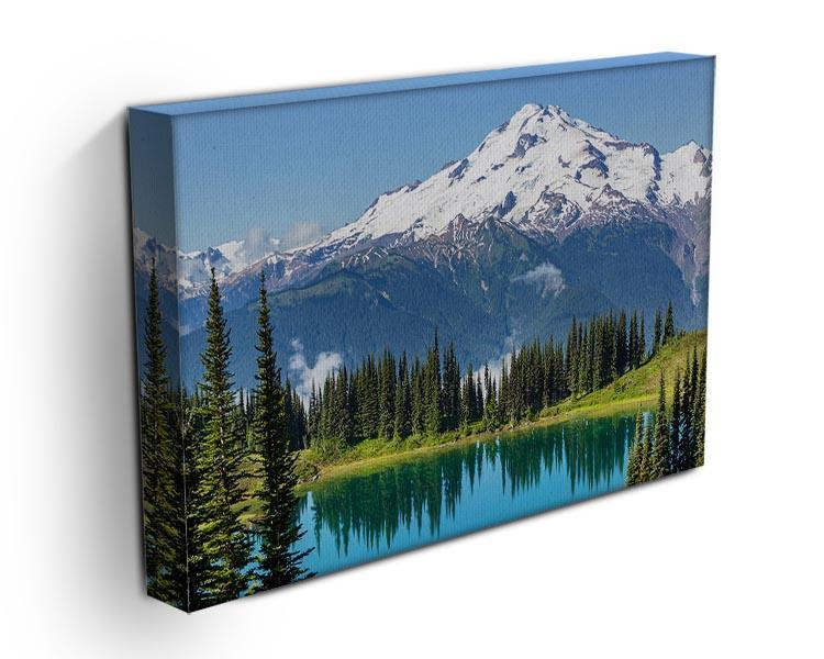 lake and Glacier Peak Canvas Print or Poster - Canvas Art Rocks - 3