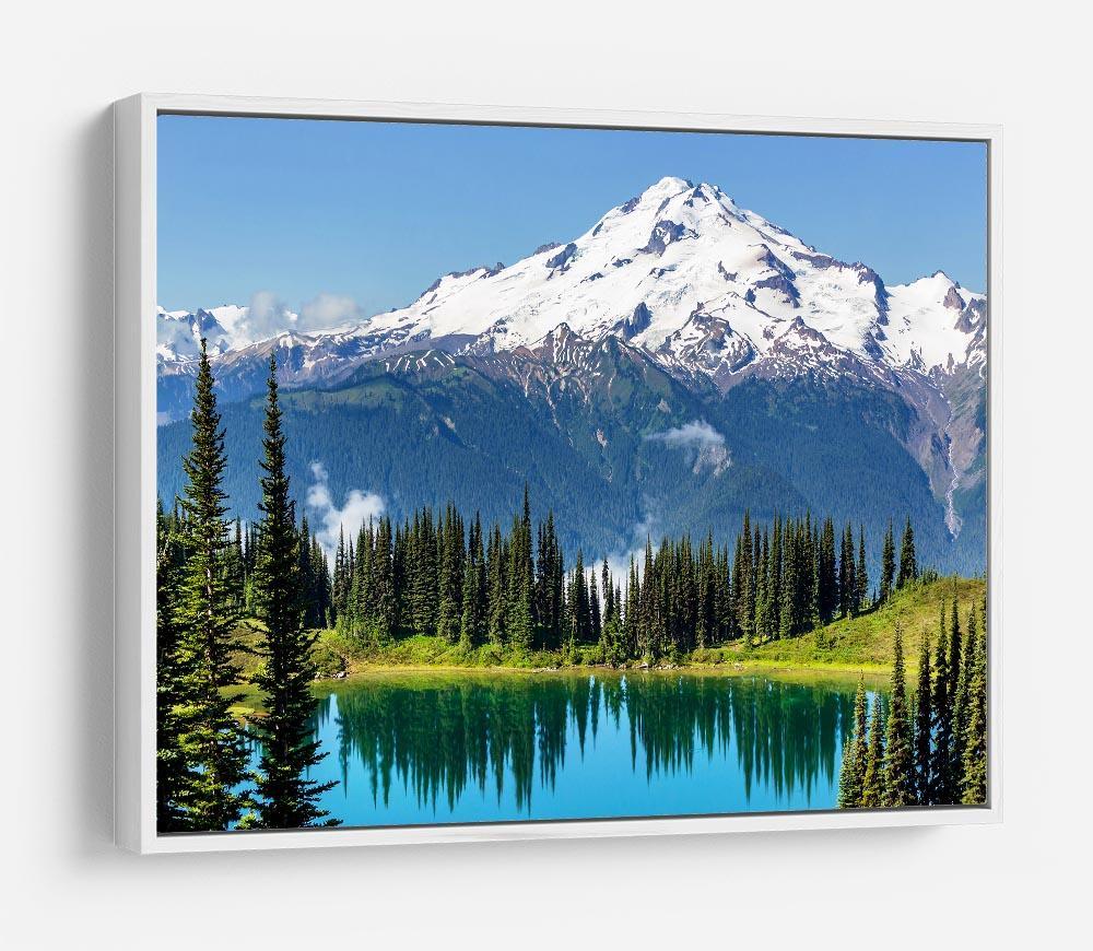 lake and Glacier Peak HD Metal Print