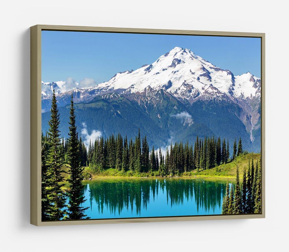 lake and Glacier Peak HD Metal Print